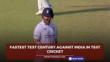 Fastest test century against