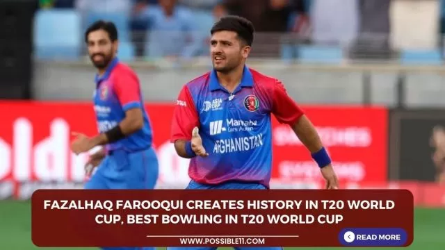 Fazalhaq Farooqui creates history