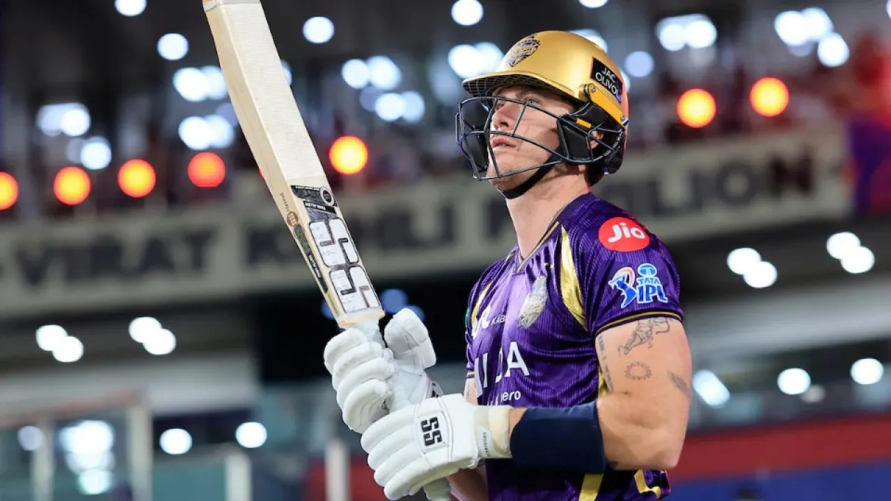 finn allen (kkr) rcb vs kkr ipl 2026