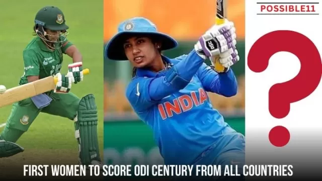 First woman to score ODI century from
