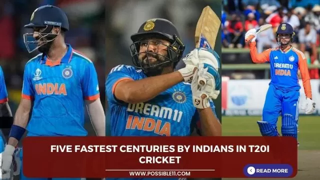 Five Fastest Centuries By Indians In T20I