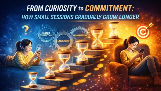 From Curiosity to Commitment: How Small Sessions