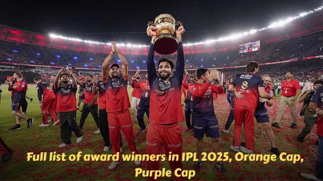 Full list of award winners in IPL