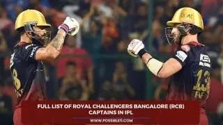 Full list of Royal Challengers Bangalore