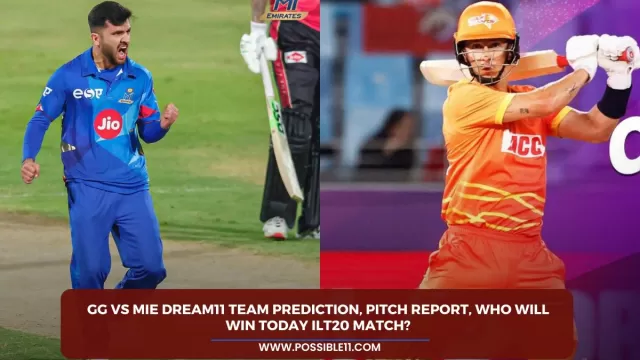 GG vs MIE Dream11 Team Prediction, Pitch