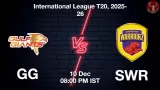 GG vs SWR, Pitch