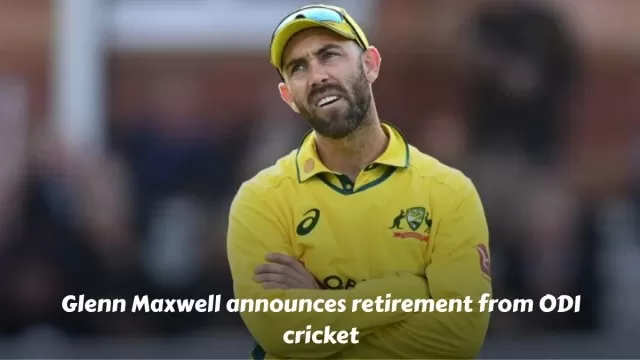 Glenn Maxwell announces retirement from ODI cricket