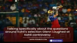 Glenn Maxwell laughing at debate on
