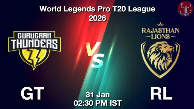 GT vs RL WLP 2026, Pitch Report,