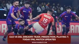 GUJ vs DEL Dream11 Team, Prediction,