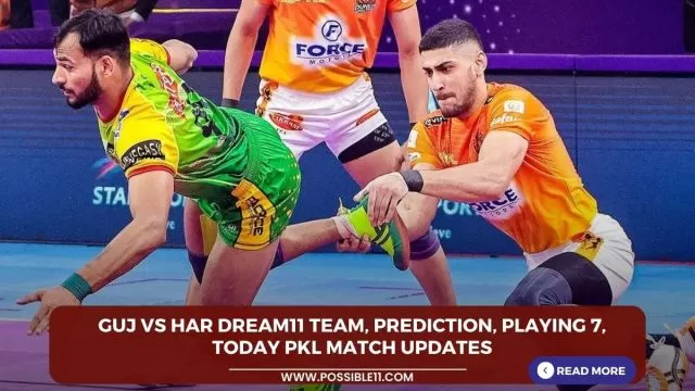 GUJ vs HAR Dream11 Team, Prediction, Playing