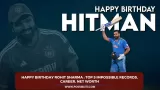 Happy Birthday Rohit Sharma