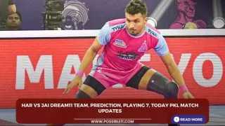 HAR vs JAI Dream11 Team, Prediction,