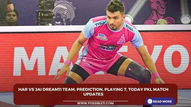 HAR vs JAI Dream11 Team, Prediction, Playing
