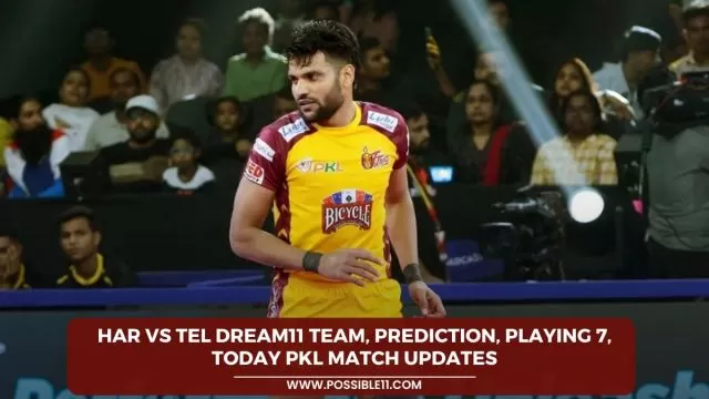 HAR vs TEL Dream11 Team, Prediction, Playing