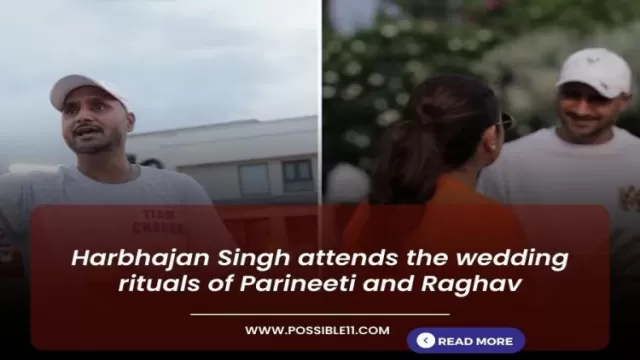 Harbhajan Singh attends the wedding rituals of