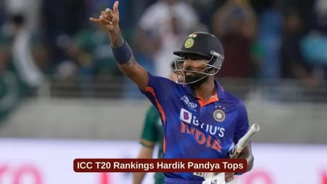 Hardik Pandya Dominates Latest ICC ranking for