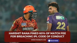 Harshit Rana fined 60% of match