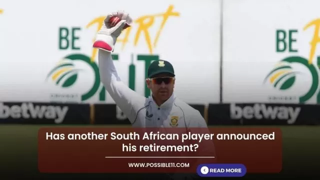 Has another South African player announced his