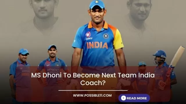 Has Ms Dhoni Applied for Head Coach