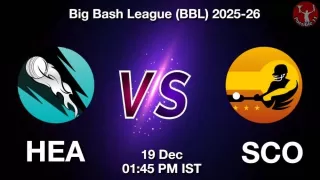 HEA vs SCO BBL 2025-26, Pitch