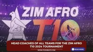 Head coaches of all teams for