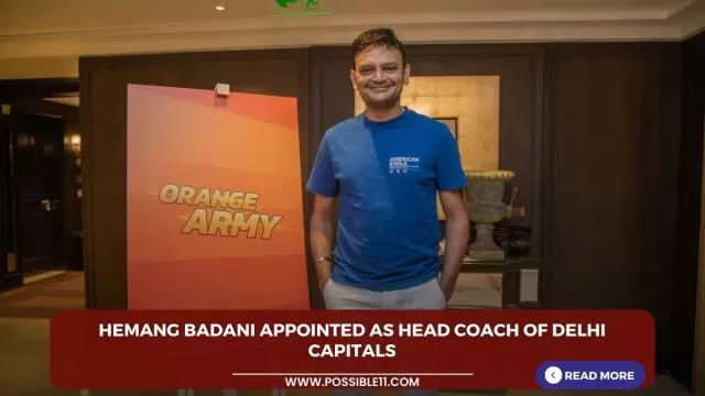 Hemang Badani appointed as head coach of