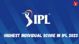 Highest individual score in