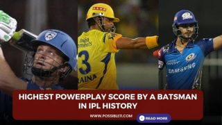 Highest powerplay score by a batsman