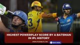 Highest powerplay score by