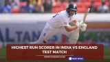 Highest run scorer in