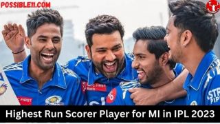 Highest Run Scorer Player for MI