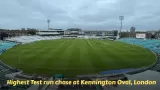 Highest Test run chase