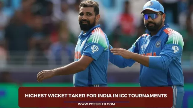 Highest wicket taker for India in ICC