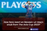 How fans react on