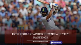 How Kohli reached number 6 in