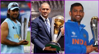 How many trophies has MS Dhoni