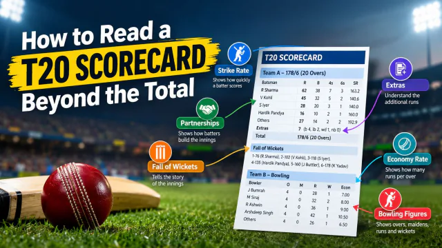 How to Read a T20 Scorecard Beyond the