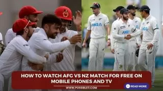 How to watch AFG vs NZ