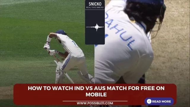How to watch IND vs AUS match