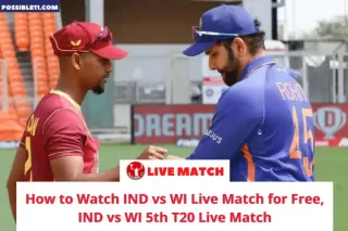 How to Watch IND vs WI