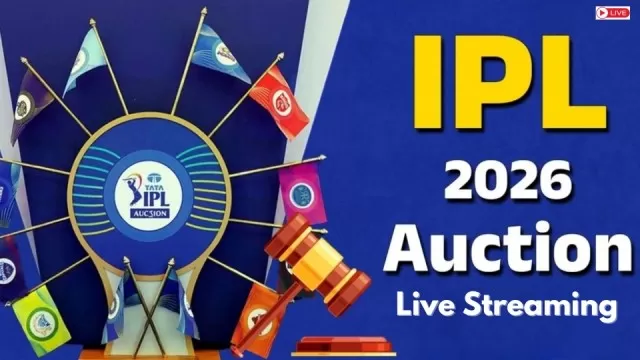 How to Watch IPL 2026 Auction Live