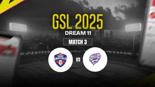 HUR vs DC GSL 2025: Dream11 Team