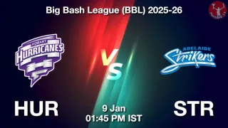 HUR vs STR BBL 2025-26, Pitch
