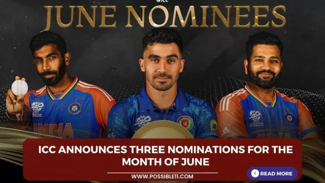 ICC announces three nominations for the month