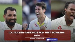 ICC Test Ranking Latest Updated After