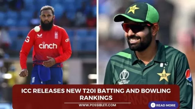 ICC Releases New T20I Batting and Bowling