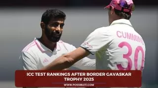 ICC Test Rankings after Border Gavaskar