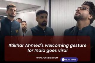 Iftikhar Ahmeds welcoming gesture