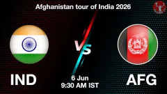 IND vs AFG 1st Test Picture